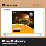 EviaDelivery Special Food Banner